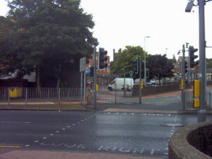 Pedestrian crossing to Frodsham Street